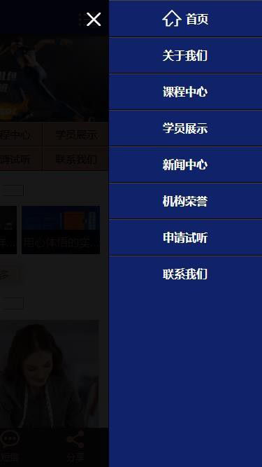 移动端导航样式