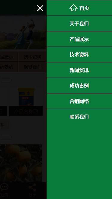 移动端导航样式