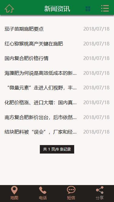 移动端新闻资讯列表页
