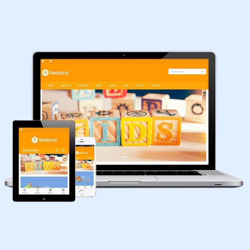 dedecms响应式食品百货英文外贸类网站织梦模板带自适应手机端源码下载